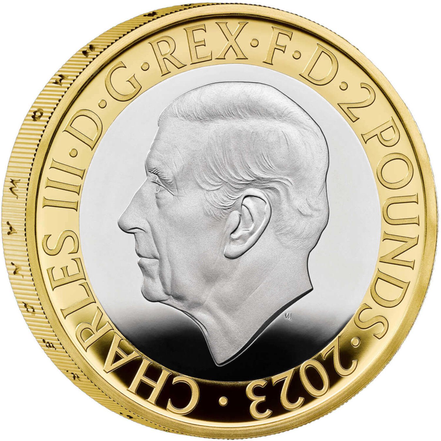 2 Pounds - Charles III JRR Tolkien; Silver Proof obverse