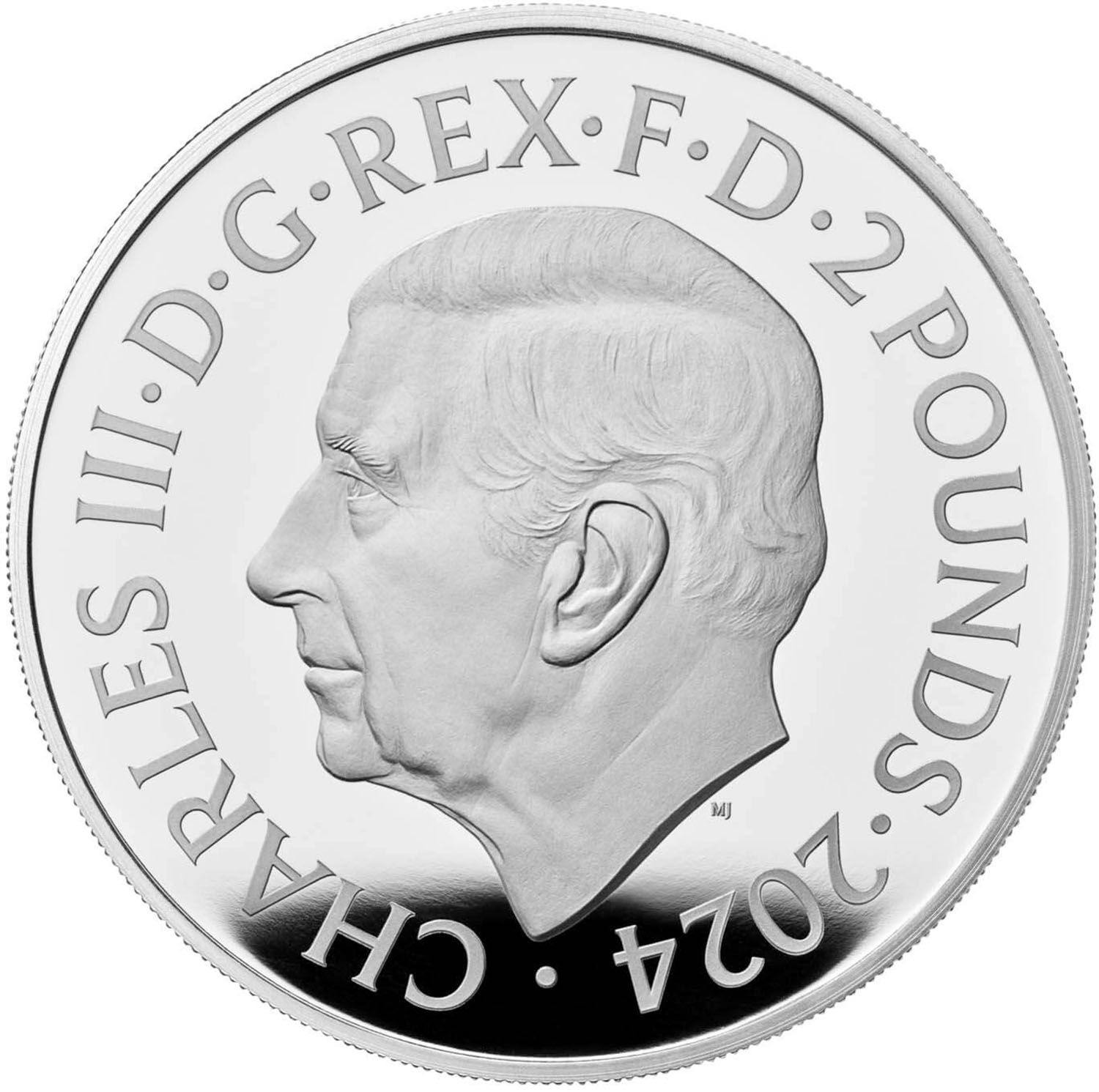 2 Pounds - Charles III Maid Marian; Silver Proof obverse