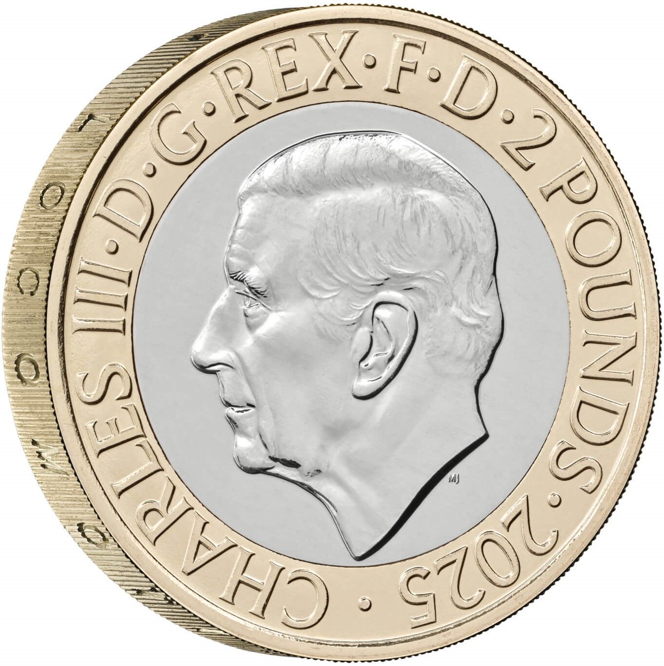 2 Pounds - Charles III Modern Railway obverse