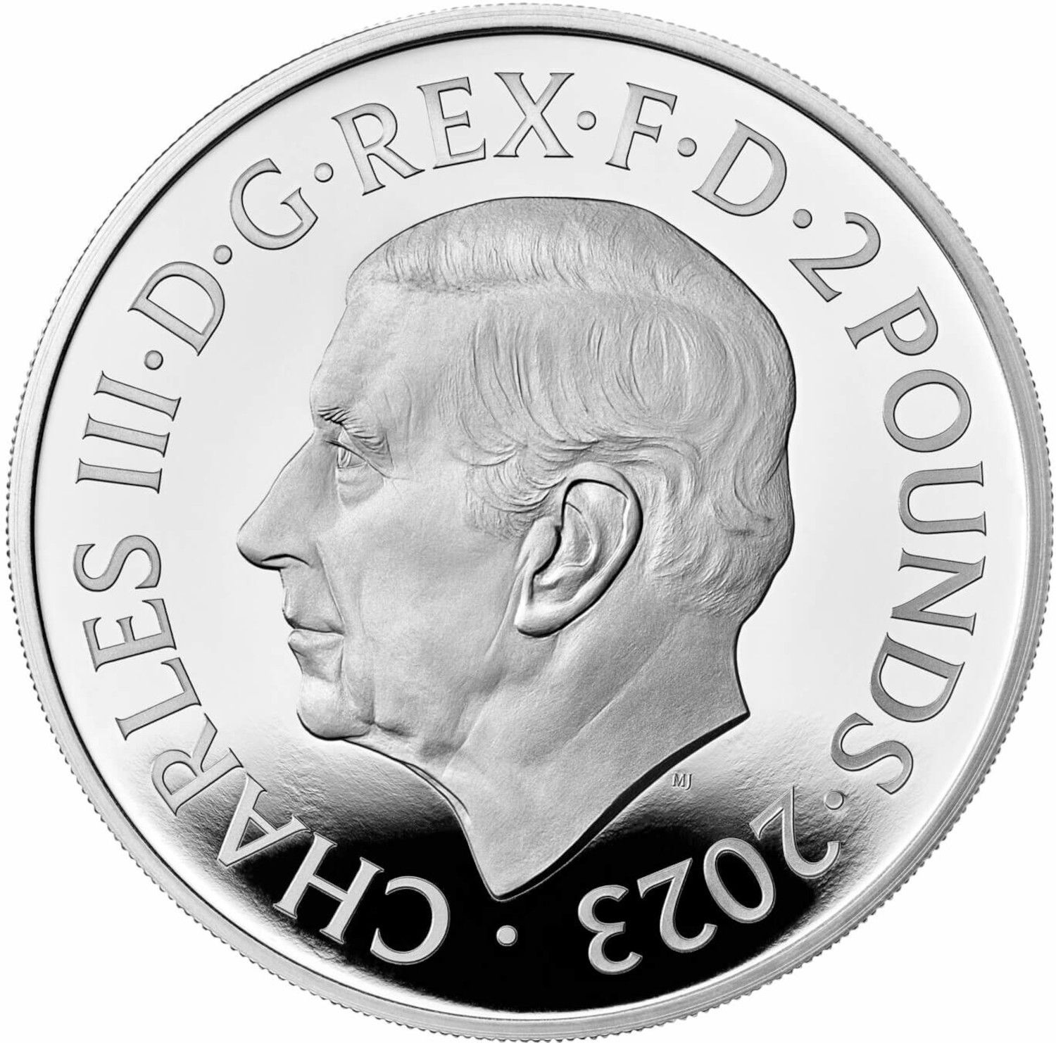 2 Pounds - Charles III Morgan Le Fay; Silver Proof obverse