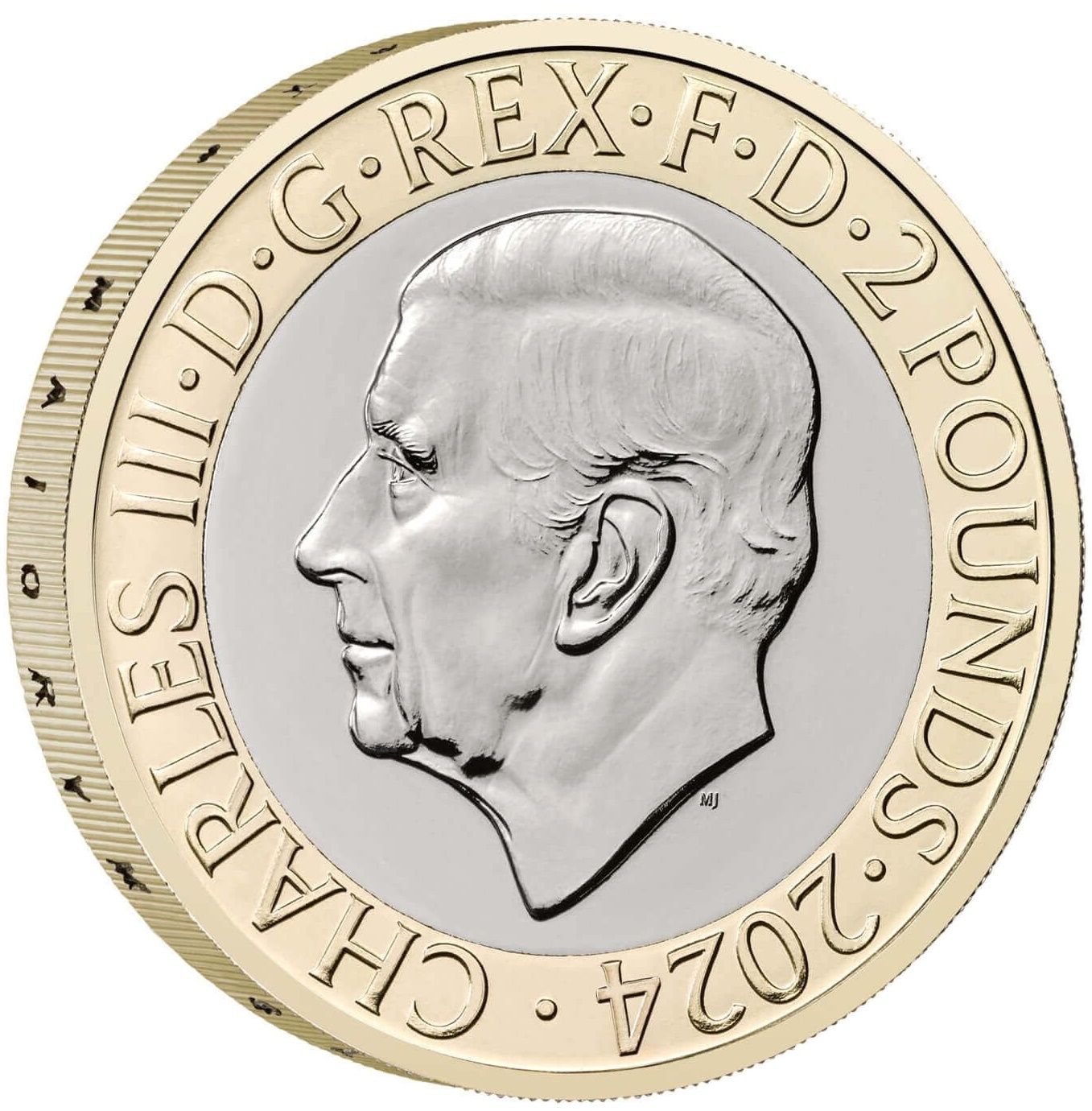 2 Pounds - Charles III National Gallery obverse