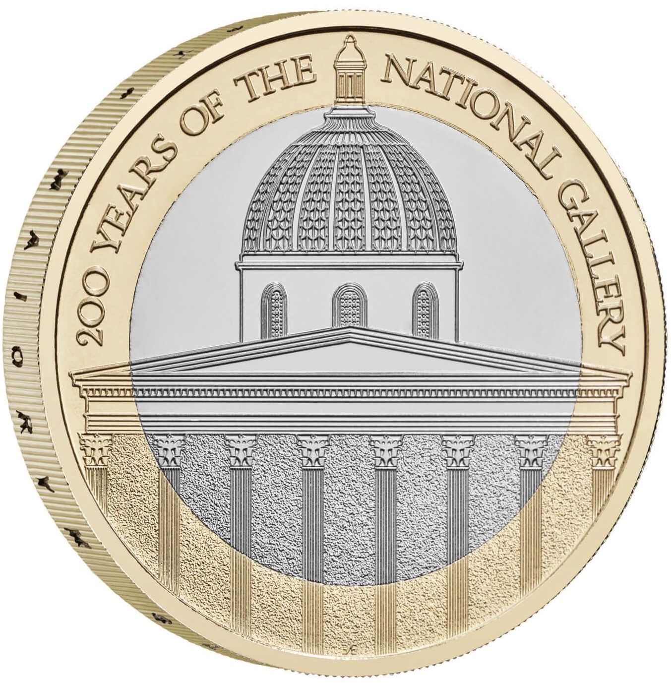 2 Pounds - Charles III National Gallery reverse