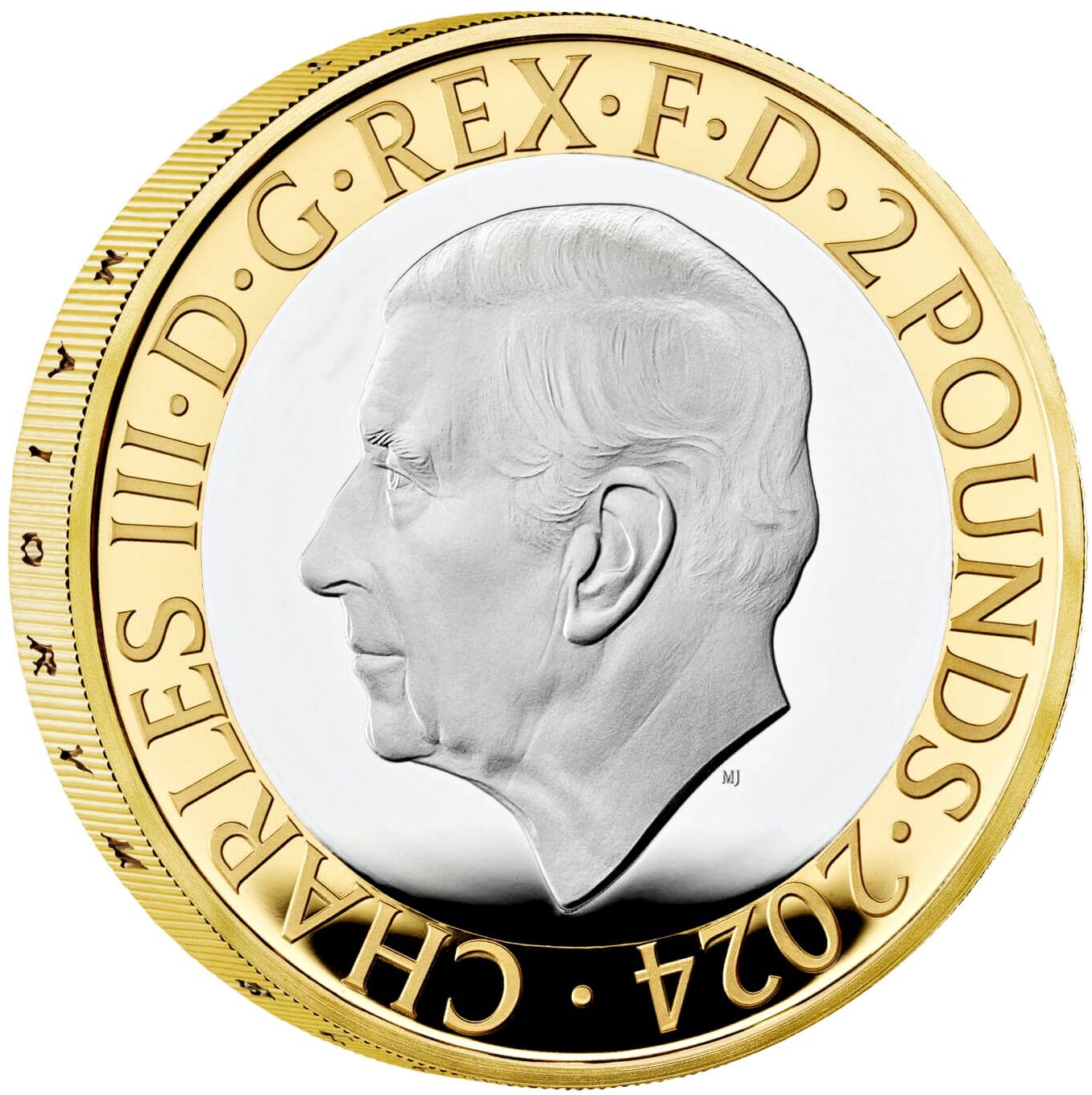 2 Pounds - Charles III National Gallery; Silver Proof obverse