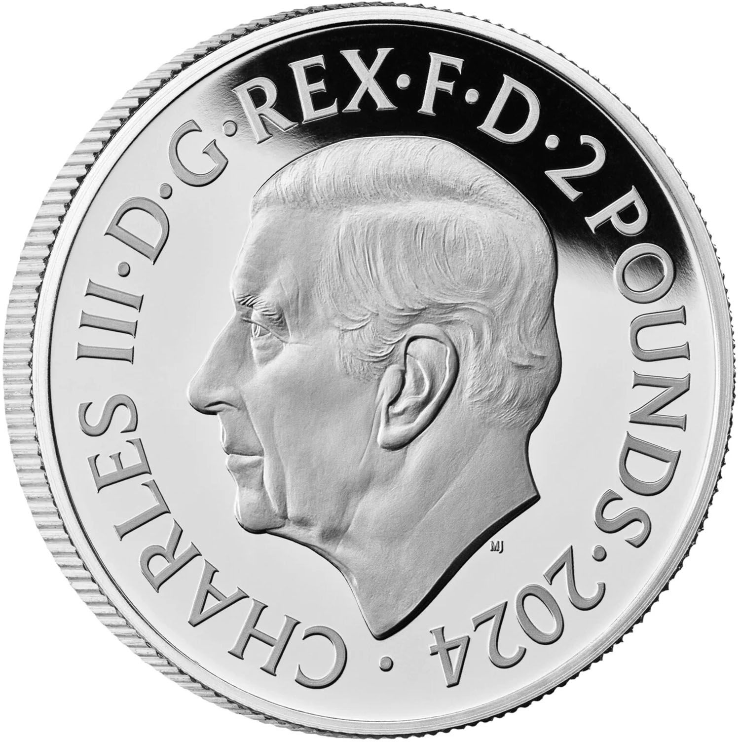 2 Pounds - Charles III Paul McCartney; Silver Proof obverse