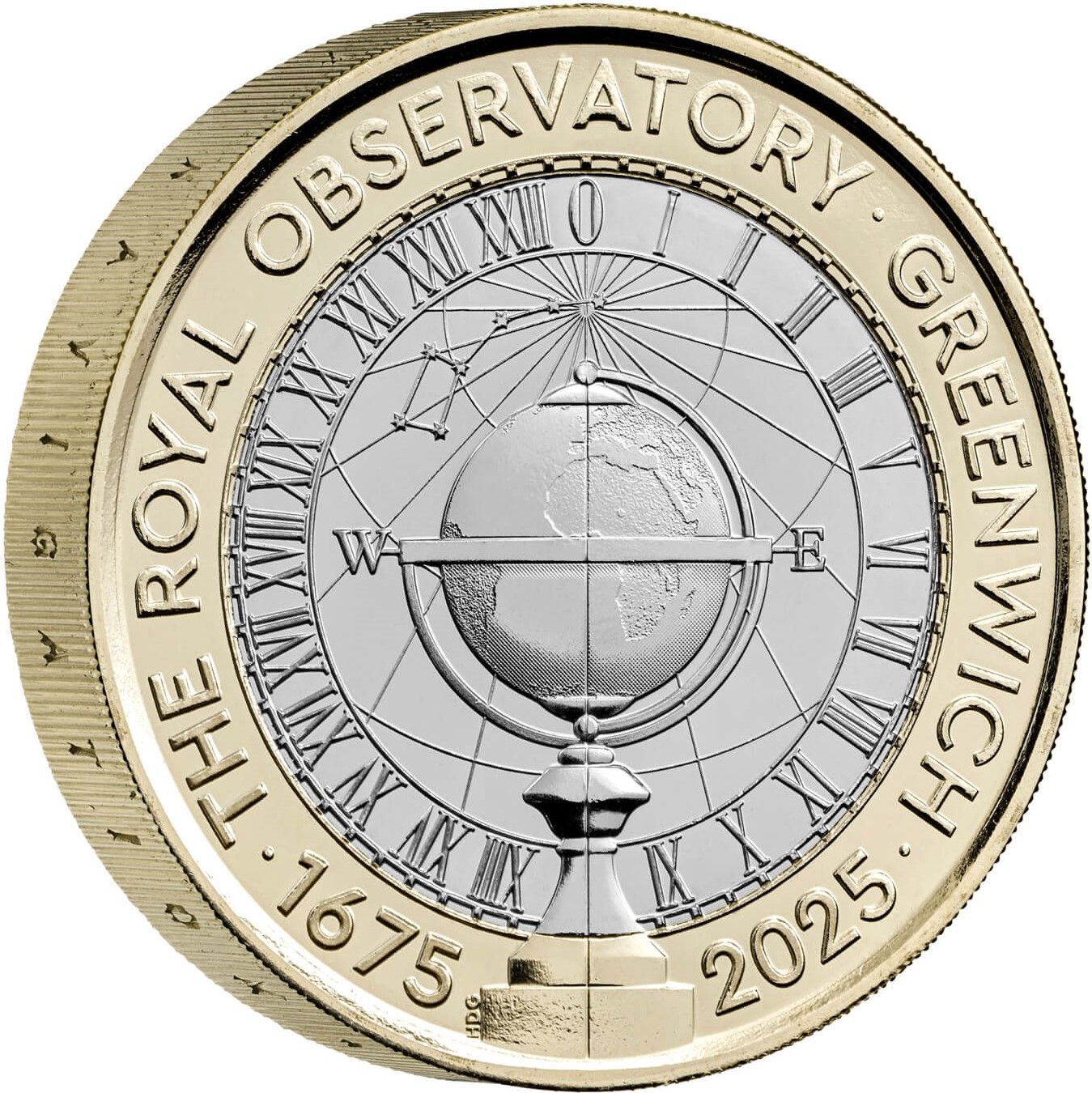 2 Pounds - Charles III Royal Observatory, Greenwich reverse