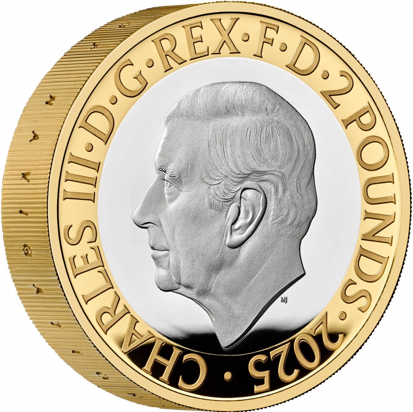 2 Pounds - Charles III Royal Observatory, Greenwich; Silver Piedfort obverse