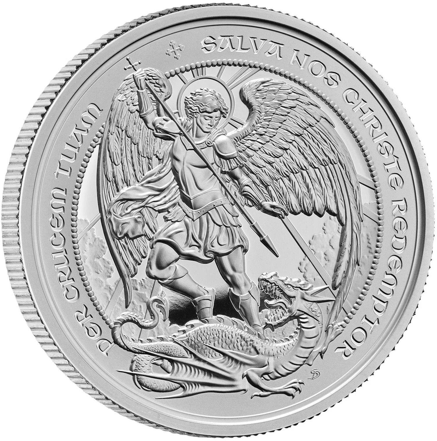 2 Pounds - Charles III The Angel; Silver Proof reverse
