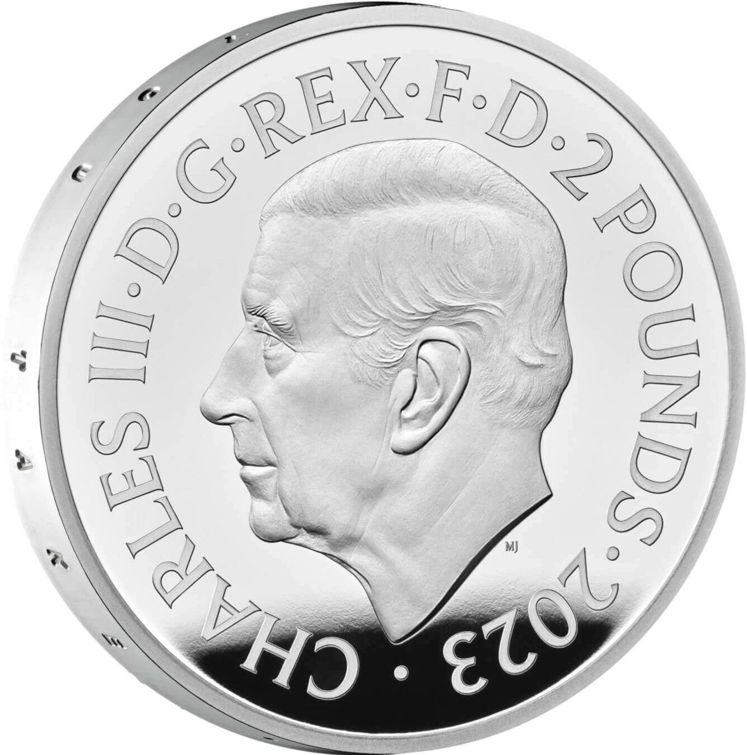 2 Pounds - Charles III The Police; Silver Proof obverse