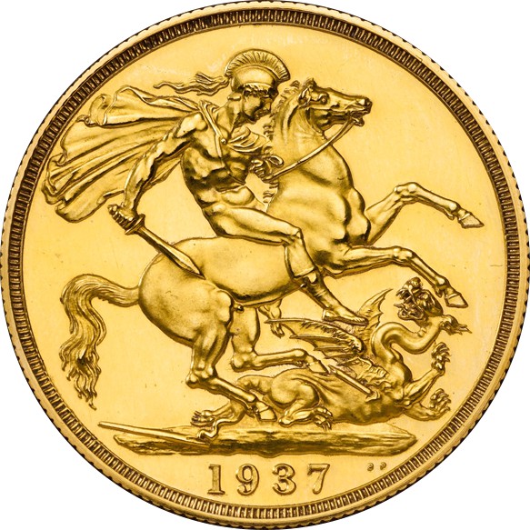 2 Pounds - Edward VIII Pattern reverse