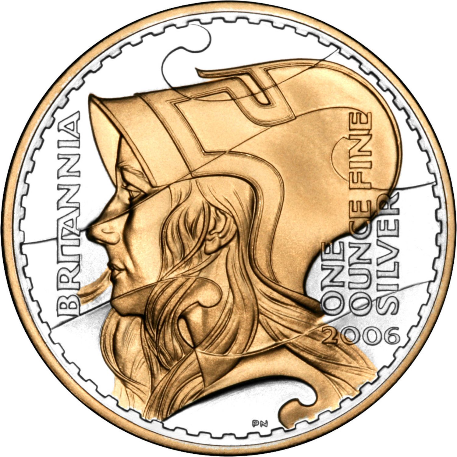 2 Pounds - Elizabeth II 4th portrait; 1 oz Fine Silver