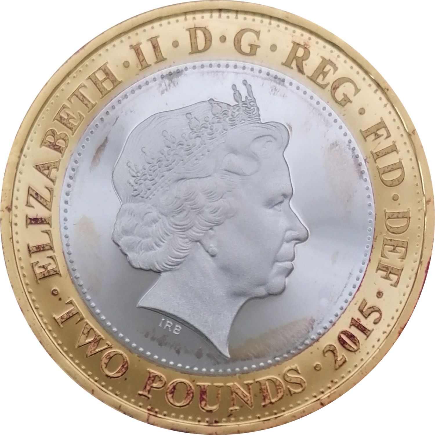 2 Pounds - Elizabeth II 4th portrait; Magna Carta, Silver Proof obverse