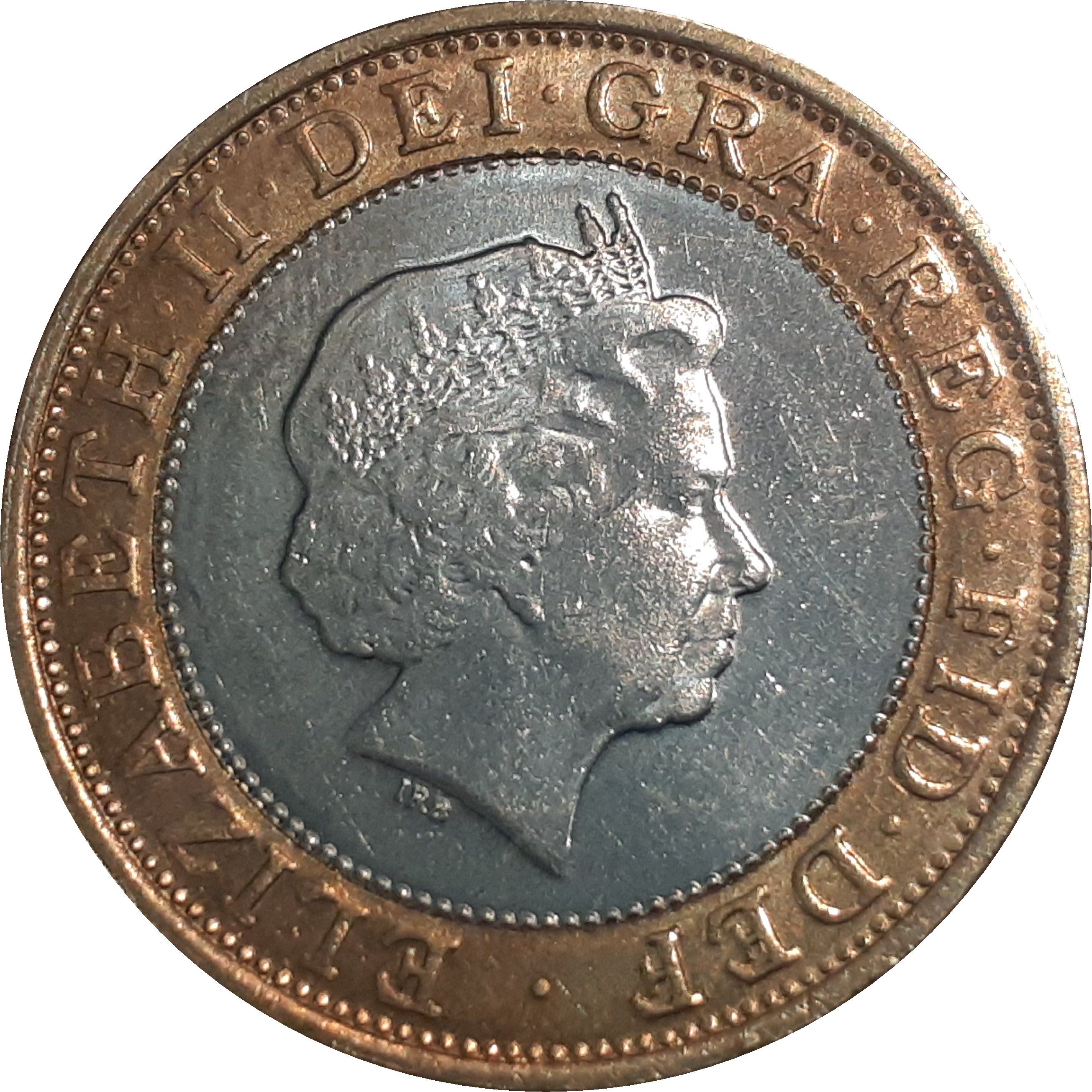 2 Pounds - Elizabeth II 4th portrait; XVII Commonwealth Games - Wales obverse