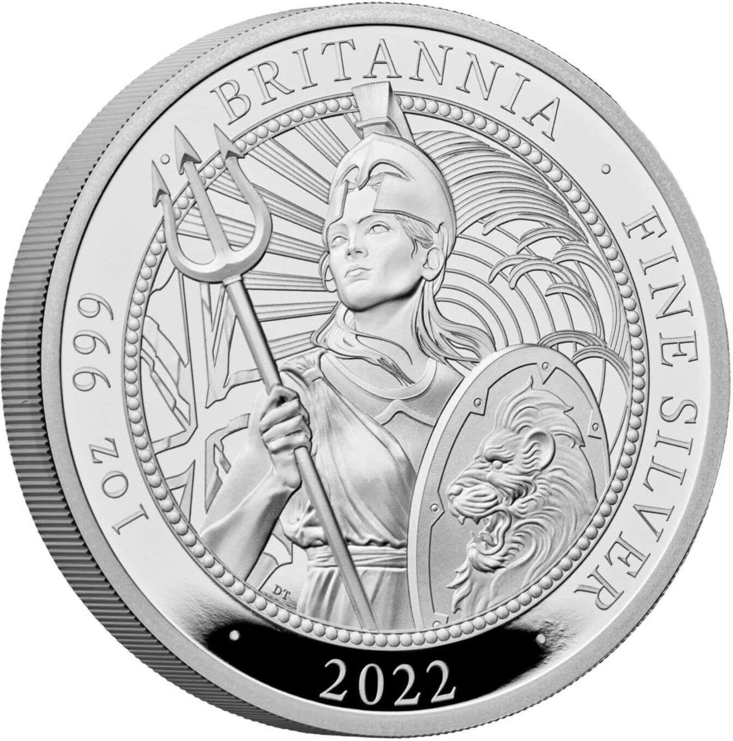 2 Pounds - Elizabeth II 5th portrait; 1oz Fine Silver