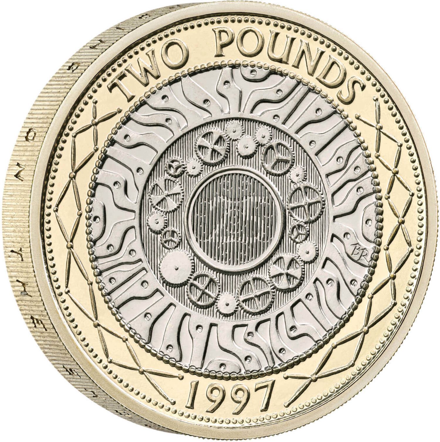 2 Pounds - Elizabeth II 5th portrait; 25th Anniversary £2 reverse