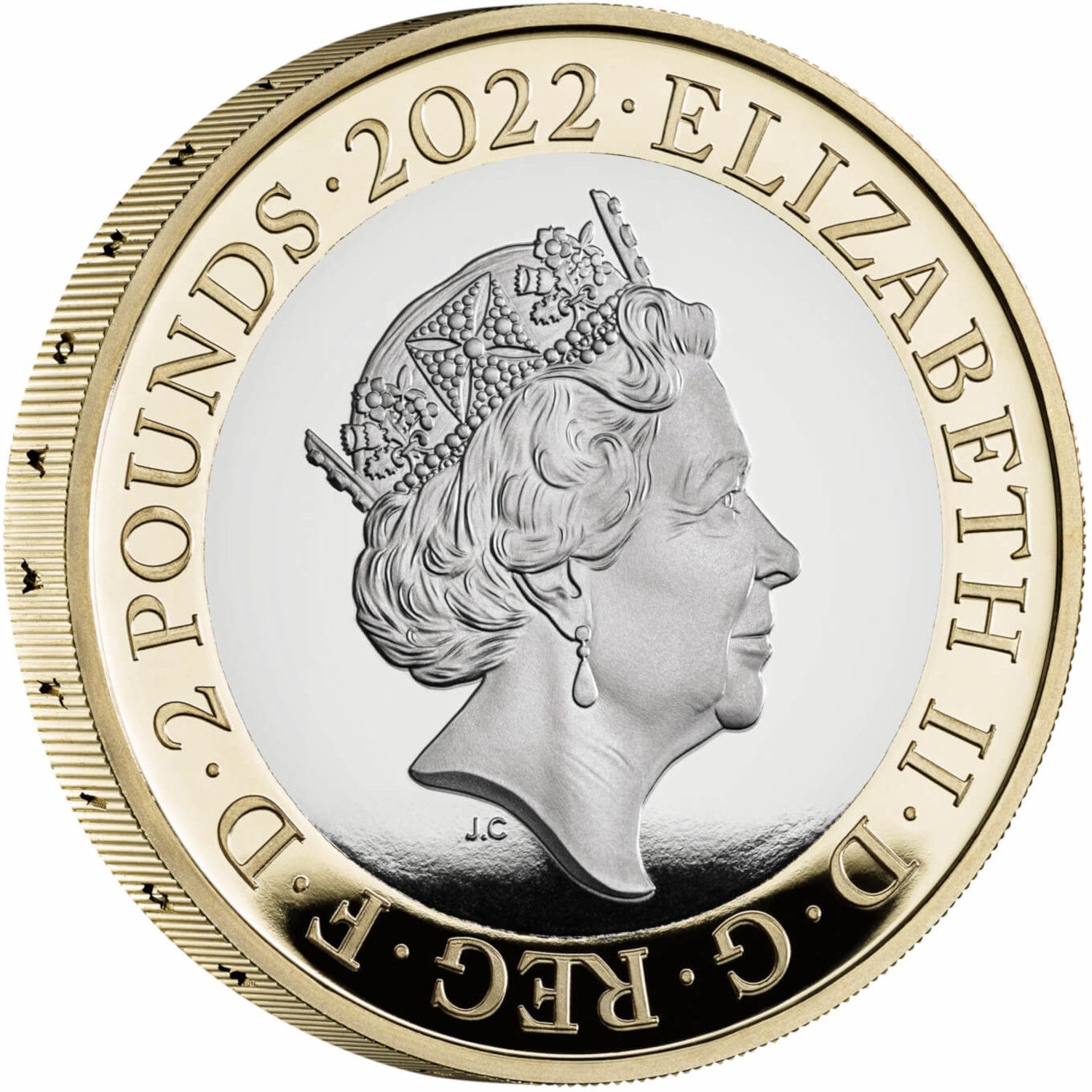 2 Pounds - Elizabeth II 5th portrait; Alexander Graham Bell obverse
