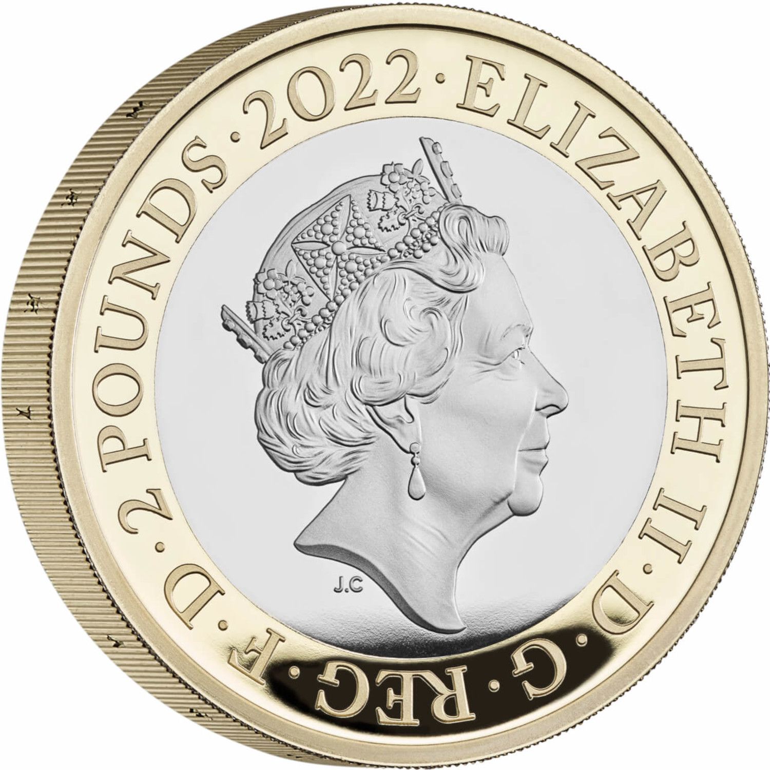 2 Pounds - Elizabeth II 5th portrait; Dame Vera Lynn obverse