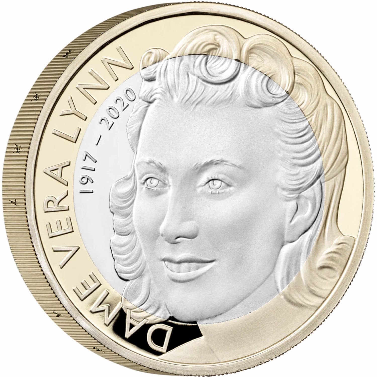 2 Pounds - Elizabeth II 5th portrait; Dame Vera Lynn