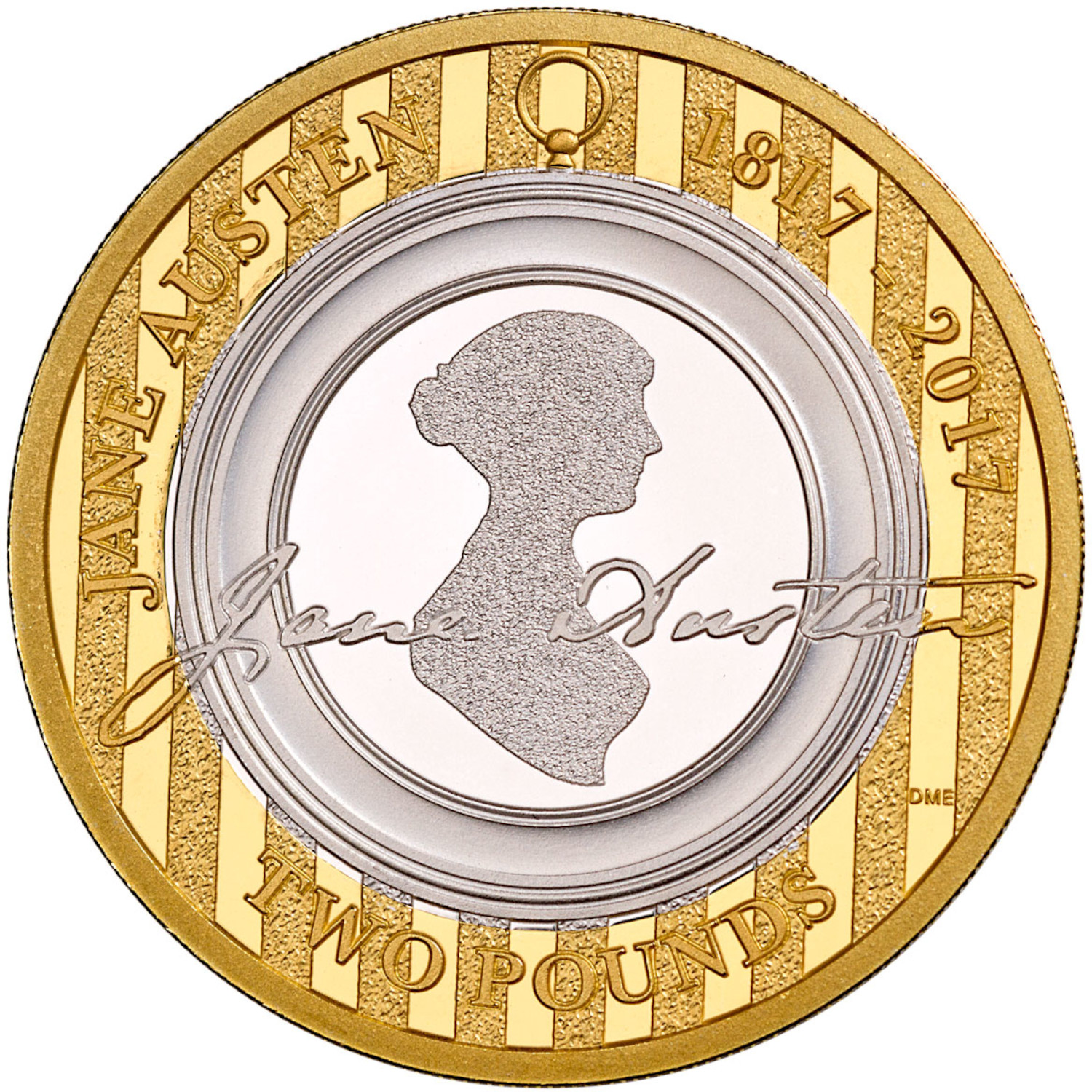 2 Pounds - Elizabeth II 5th Portrait; Jane Austen