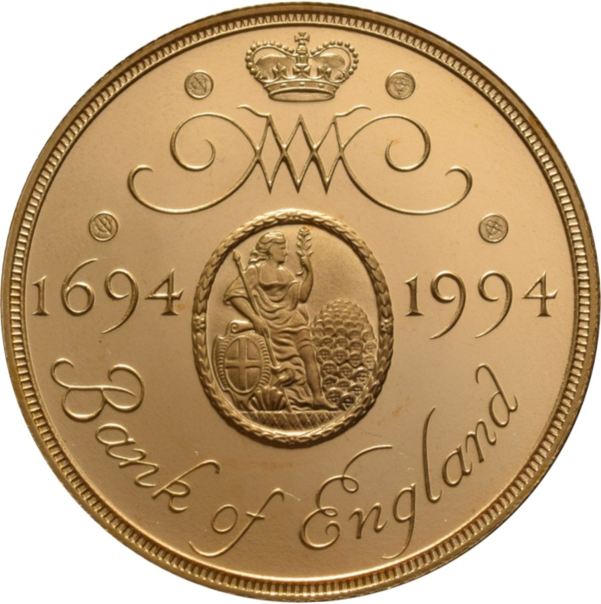 2 Pounds - Elizabeth II Bank of England; Gold Proof reverse