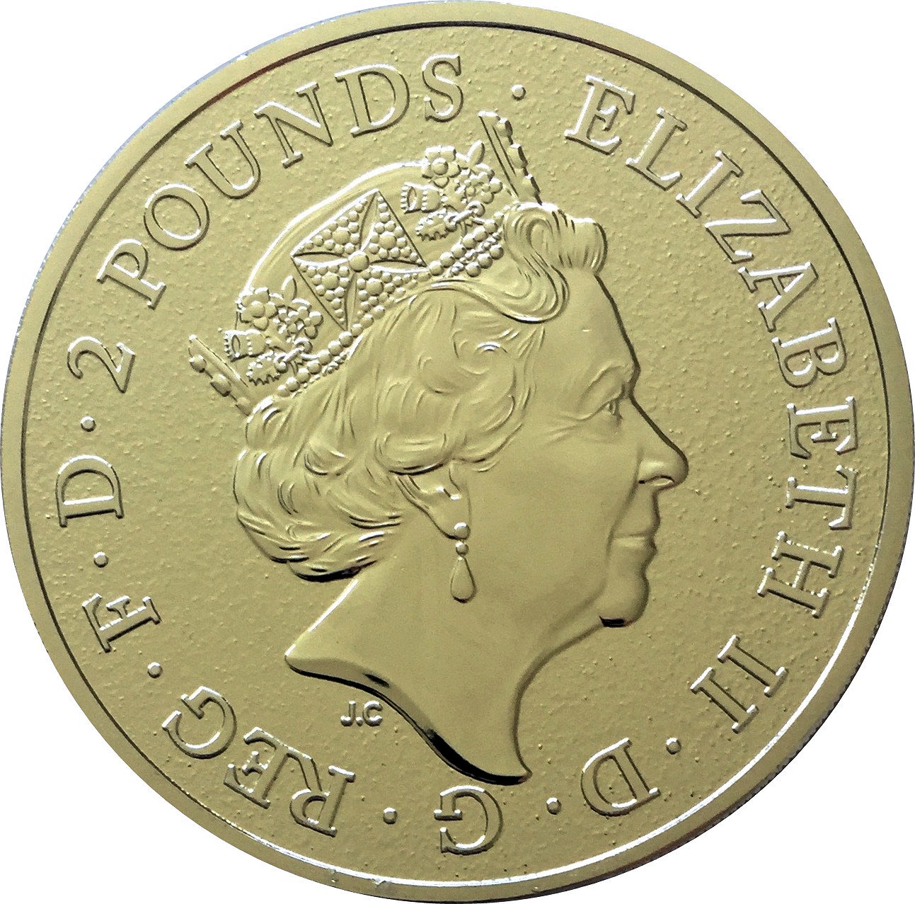 2 Pounds - Elizabeth II Big Ben; 1 oz Fine Silver obverse