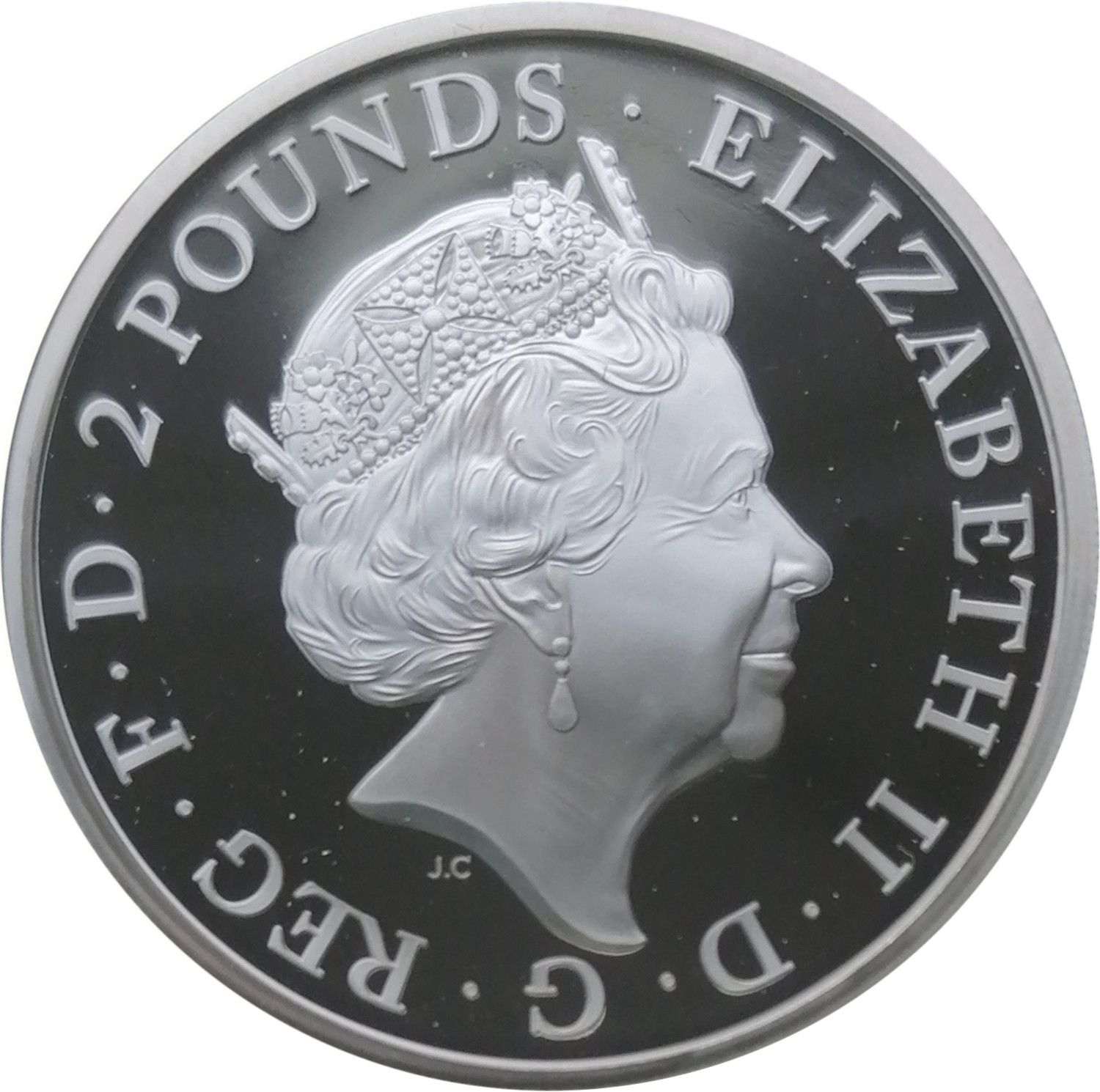 2 Pounds - Elizabeth II Big Ben; Silver Proof obverse