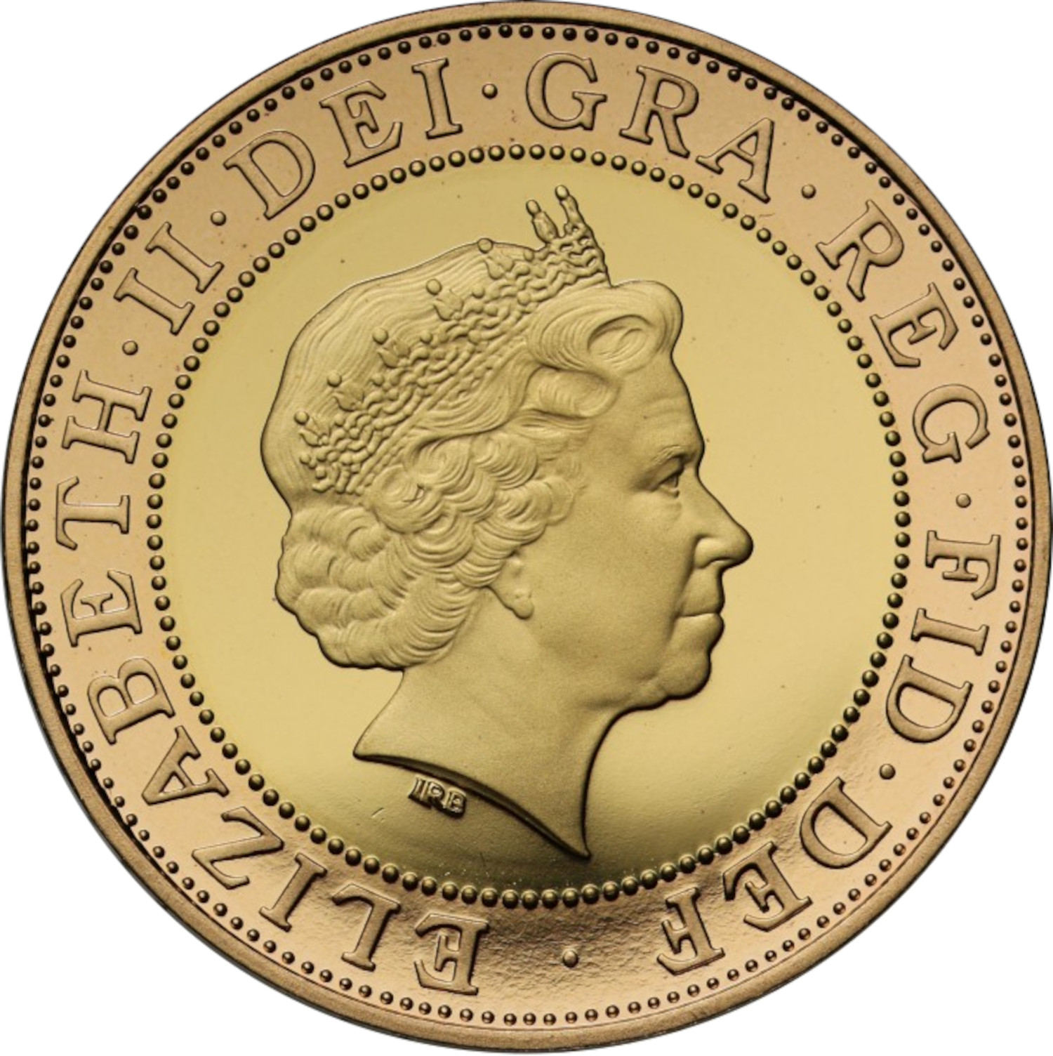 2 Pounds - Elizabeth II Brunel Achievements; Gold Proof obverse
