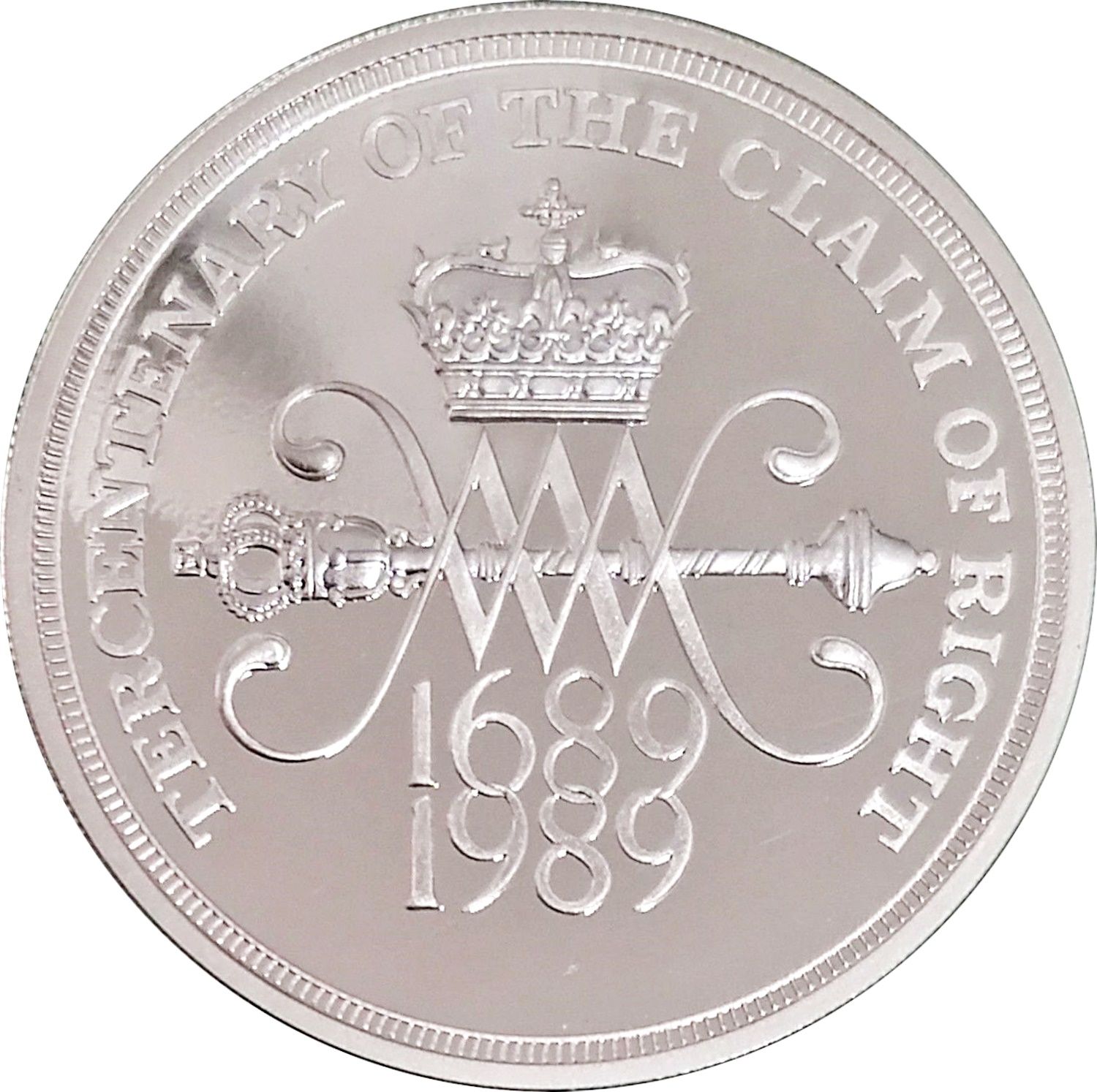 2 Pounds - Elizabeth II Claim of Right; Silver Proof