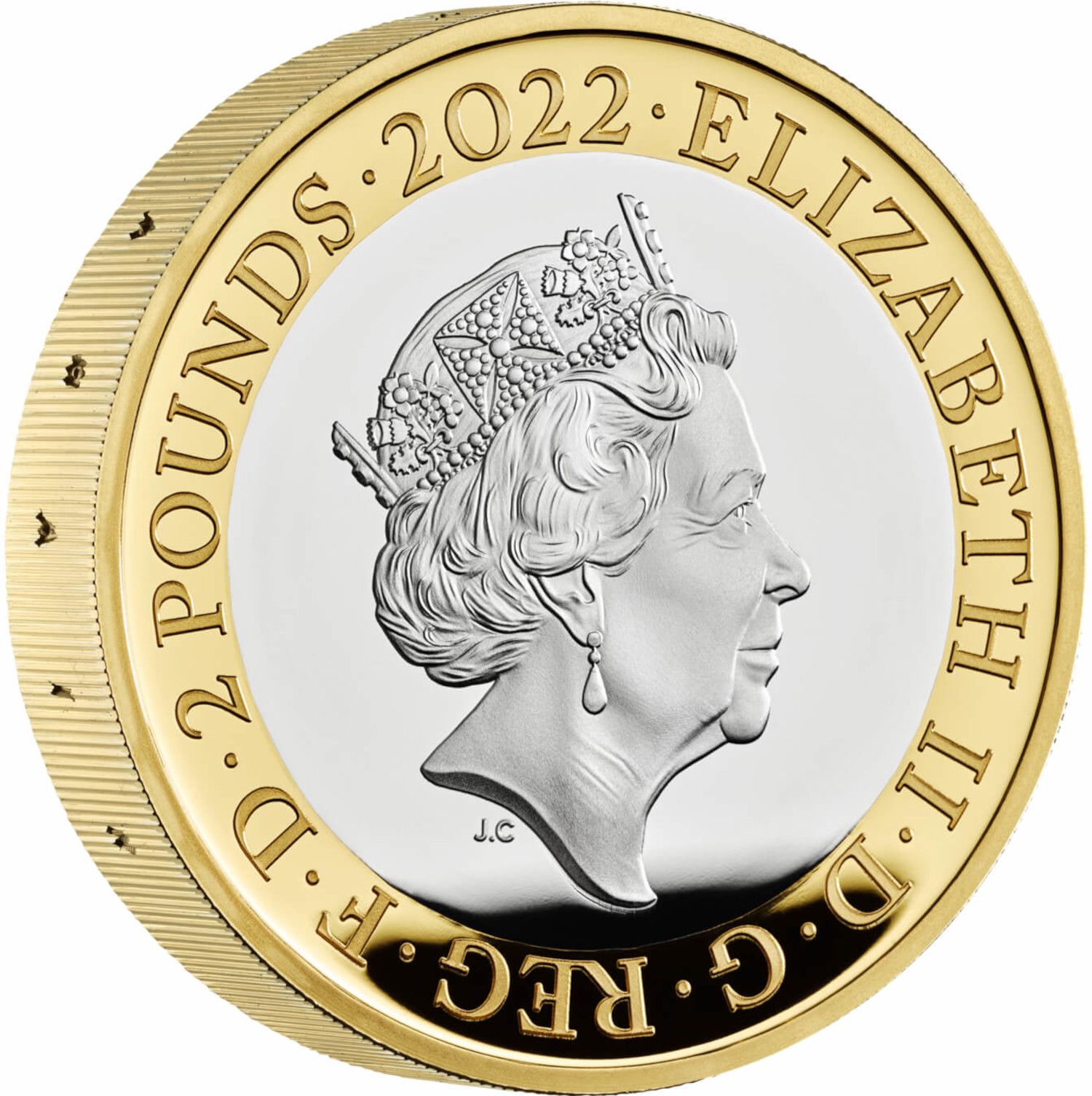 2 Pounds - Elizabeth II Dame Vera Lynn; Silver Piedfort obverse