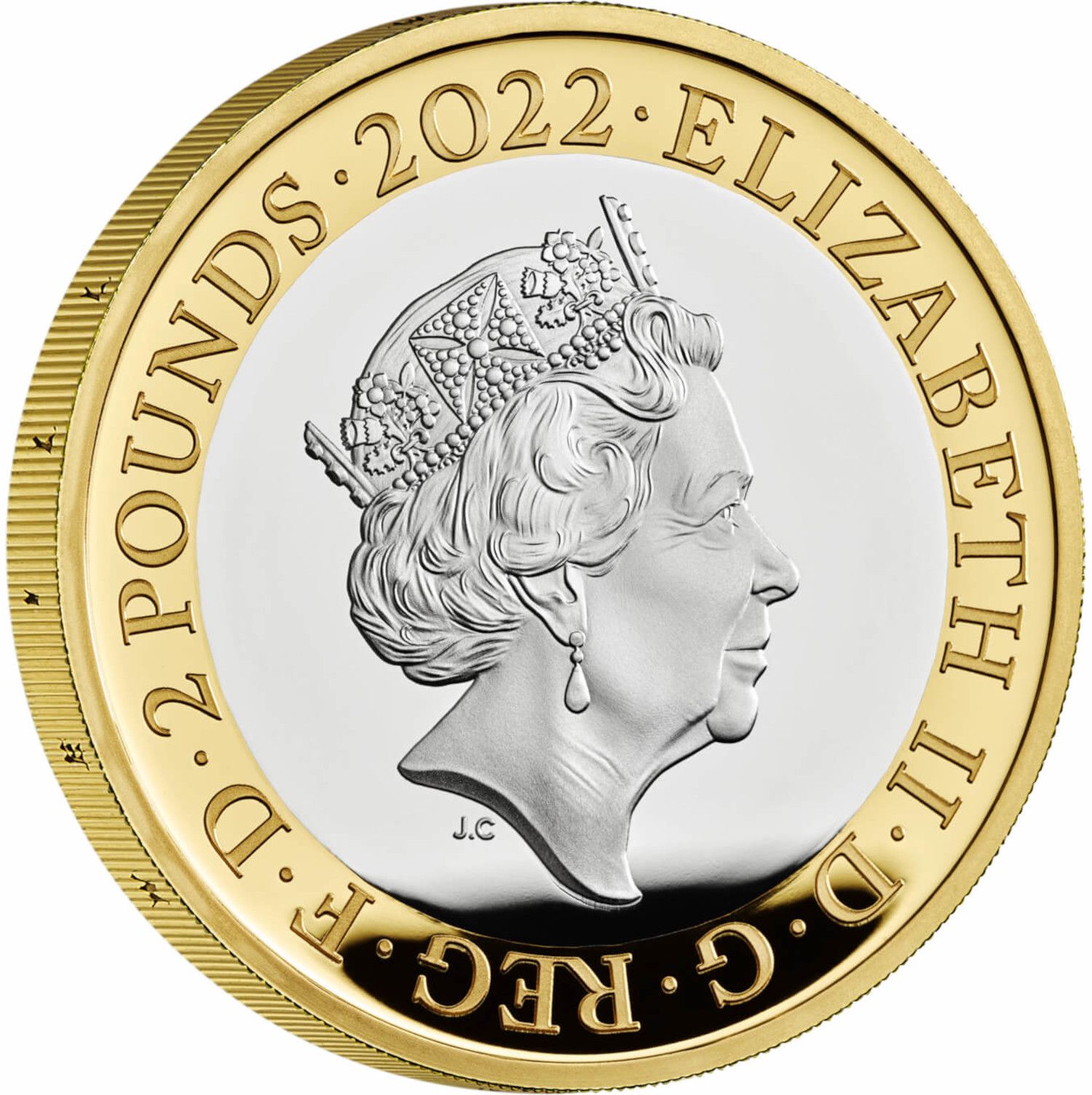 2 Pounds - Elizabeth II Dame Vera Lynn; Silver Proof obverse