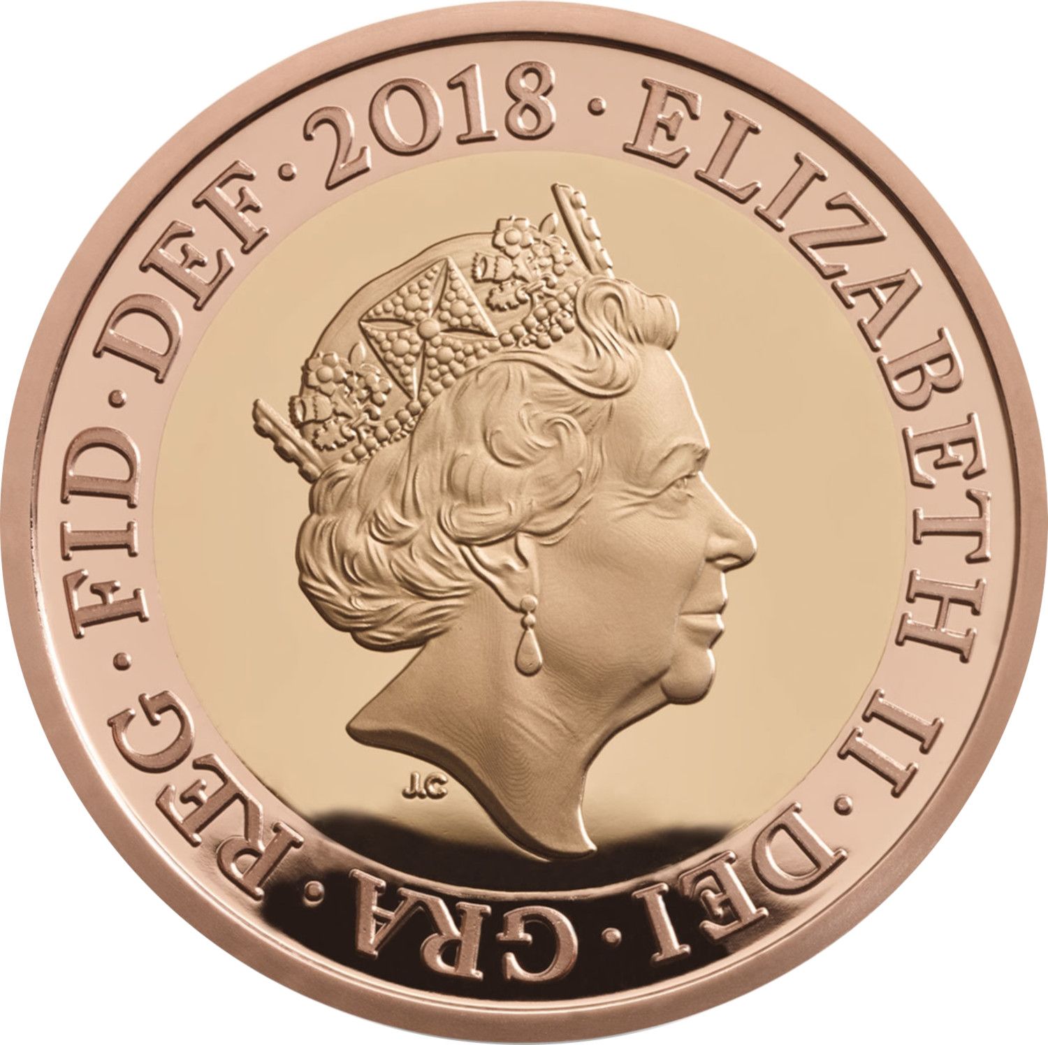 2 Pounds - Elizabeth II First World War Armistice; Gold Proof obverse