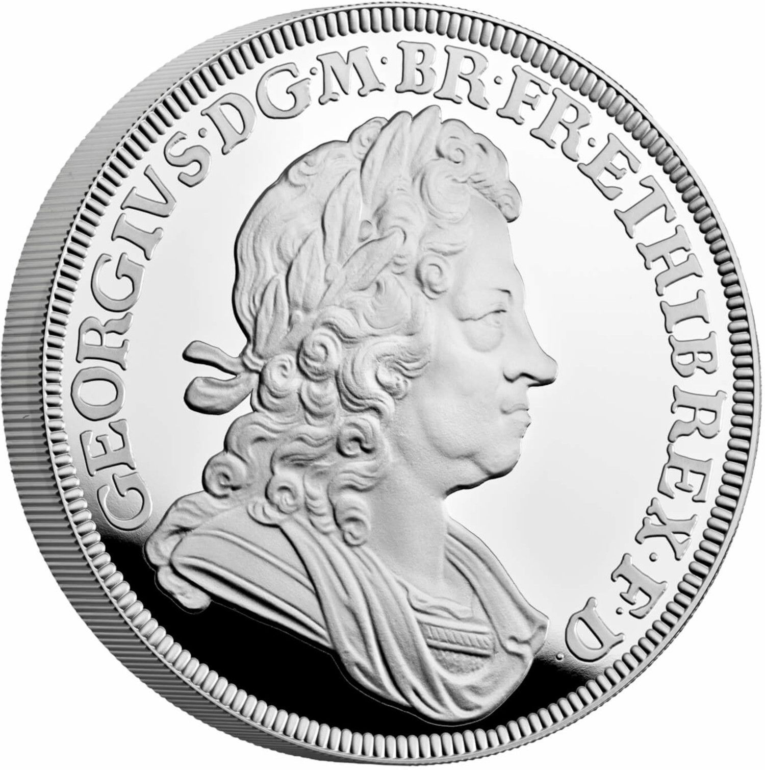 2 Pounds - Elizabeth II George I; Silver Proof reverse