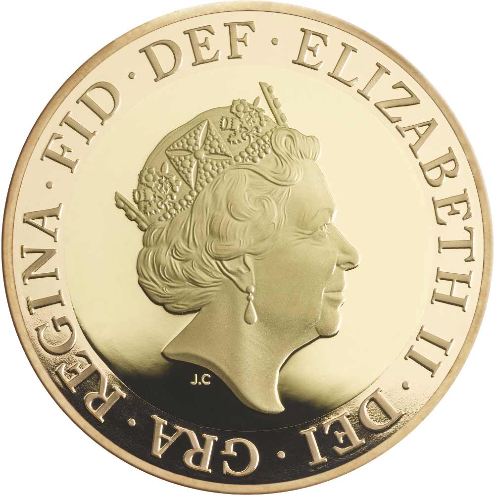 2 Pounds - Elizabeth II Great Fire of London; Gold Proof obverse