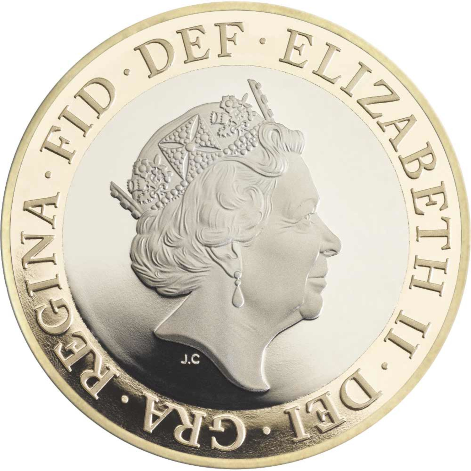 2 Pounds - Elizabeth II Great Fire of London; Silver Proof obverse