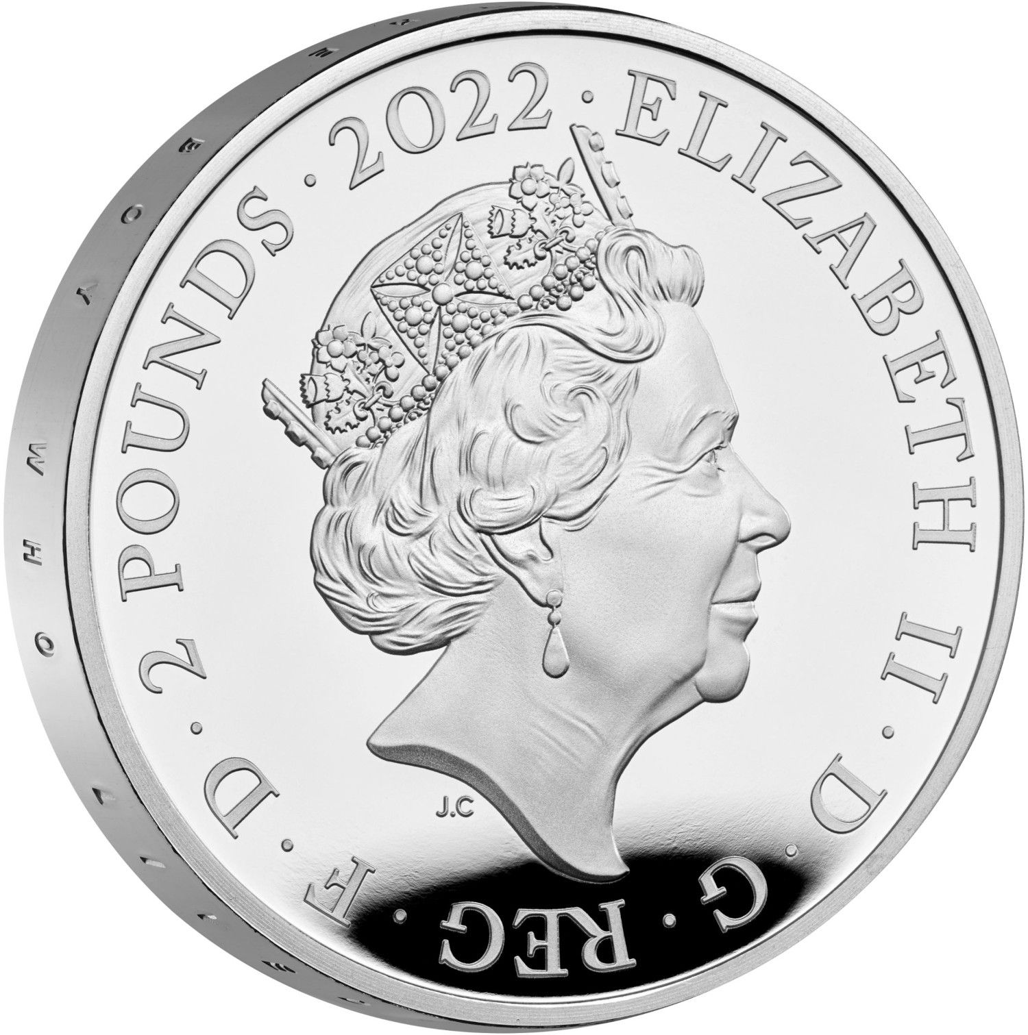 2 Pounds - Elizabeth II Harry Potter; Silver Proof obverse
