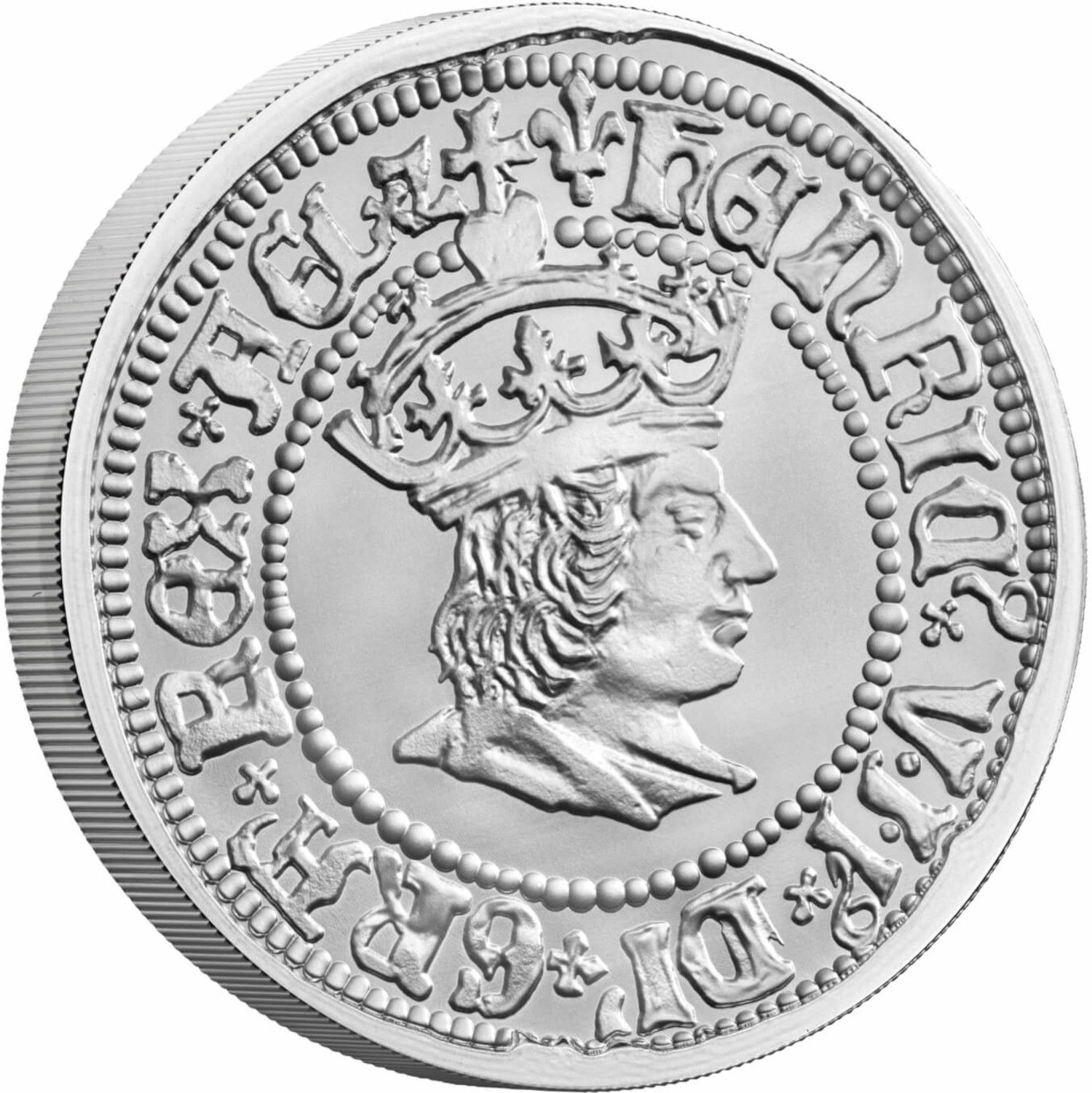 2 Pounds - Elizabeth II Henry VII; Silver Proof reverse
