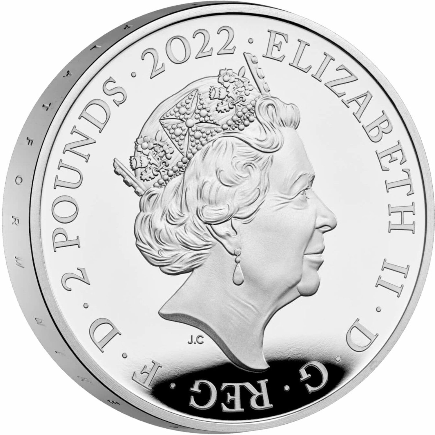 2 Pounds - Elizabeth II Hogwarts Express; Silver Proof obverse