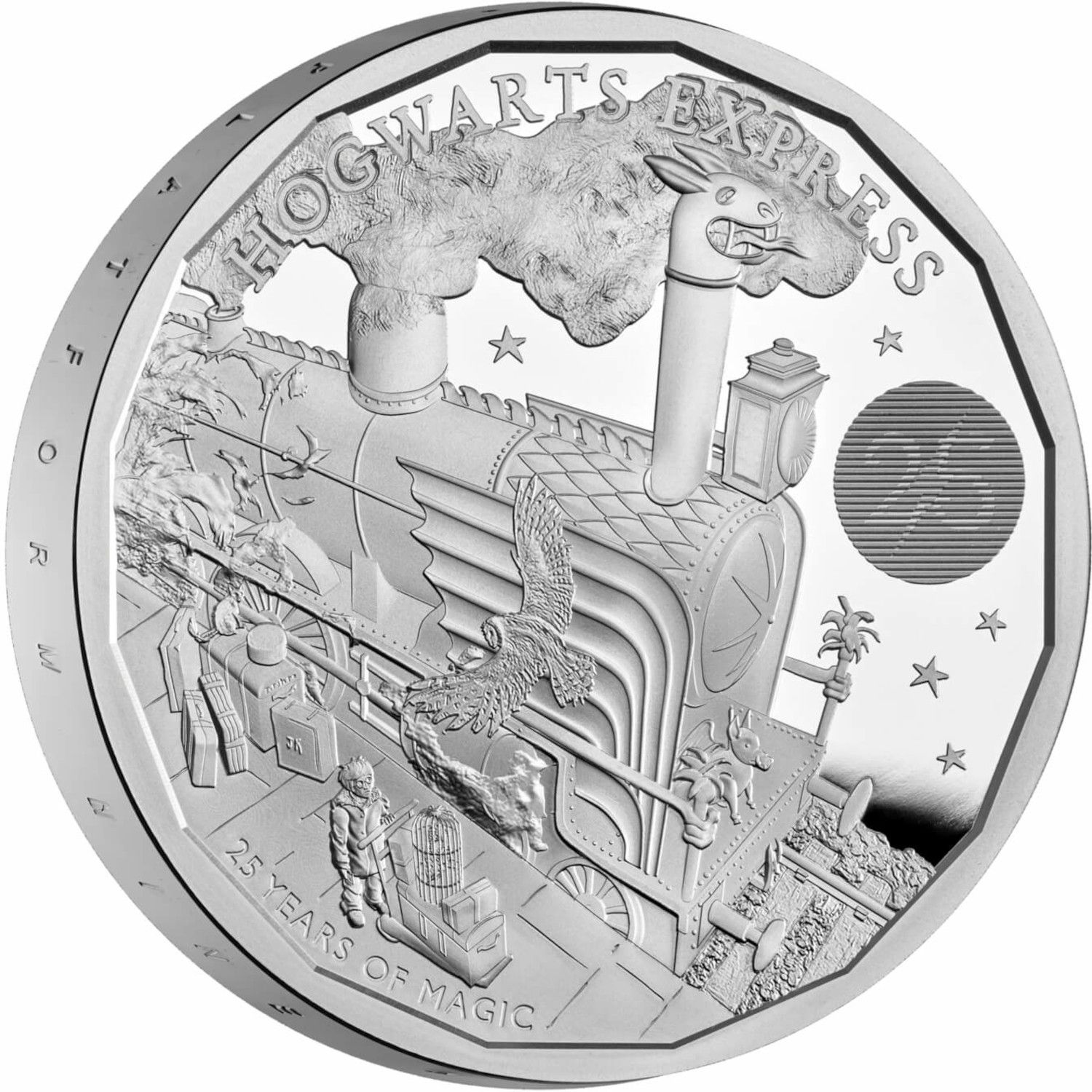 2 Pounds - Elizabeth II Hogwarts Express; Silver Proof reverse