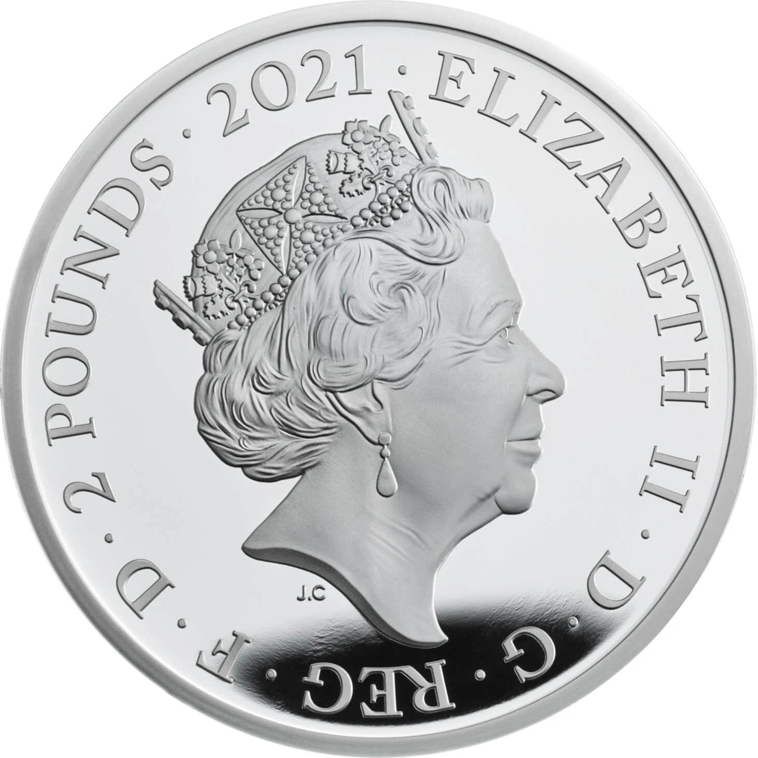 2 Pounds - Elizabeth II Little Miss Sunshine; Silver Proof obverse