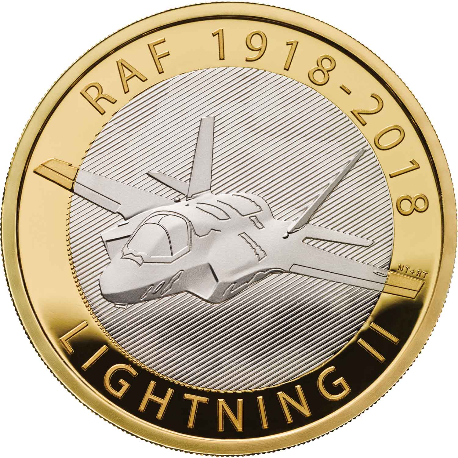 2 Pounds - Elizabeth II RAF Lightning II; Silver Proof reverse