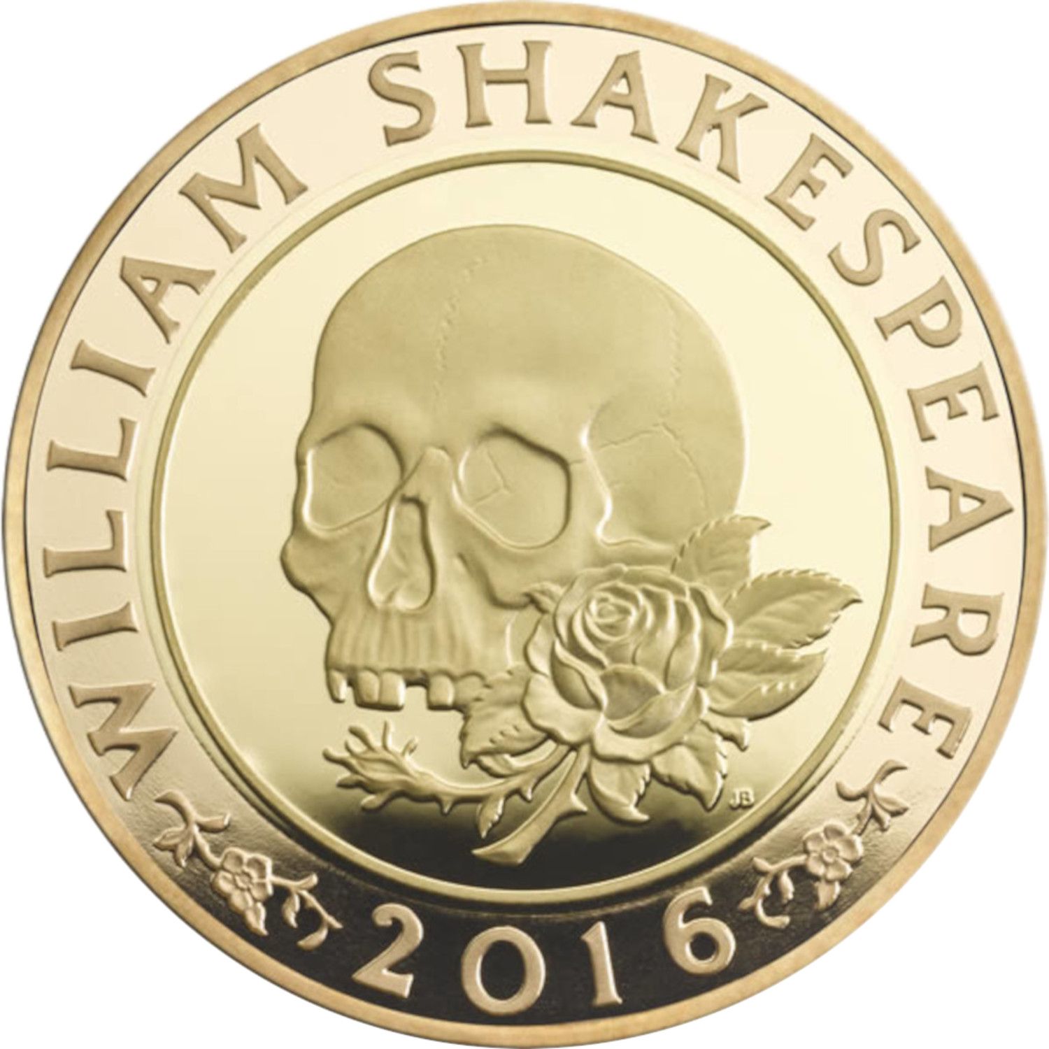 2 Pounds - Elizabeth II Shakespeare, Tragedy; Gold Proof reverse