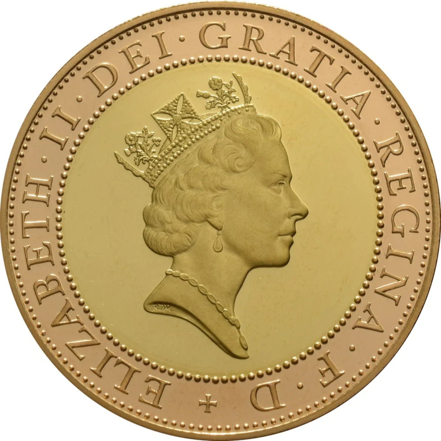 2 Pounds - Elizabeth II Technology; Gold Proof obverse
