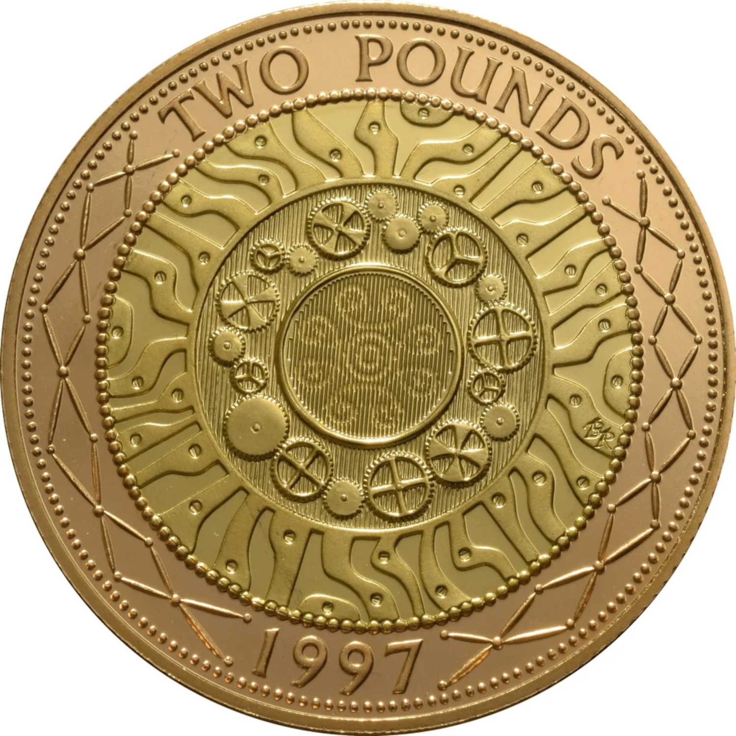 2 Pounds - Elizabeth II Technology; Gold Proof