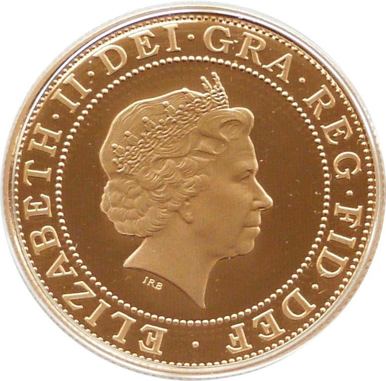 2 Pounds - Elizabeth II Technology; Gold Proof obverse