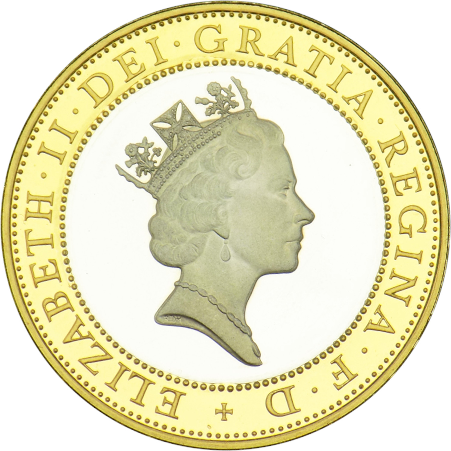 2 Pounds - Elizabeth II Technology; Silver Piedfort obverse