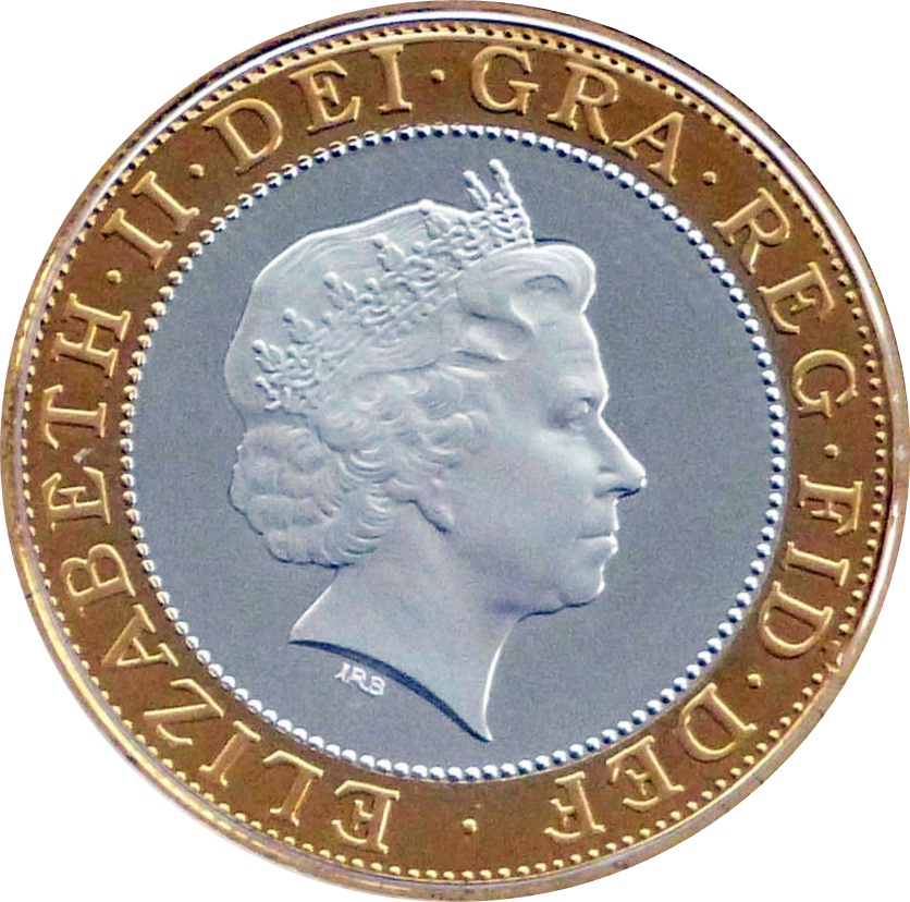 2 Pounds - Elizabeth II Technology; Silver Proof obverse