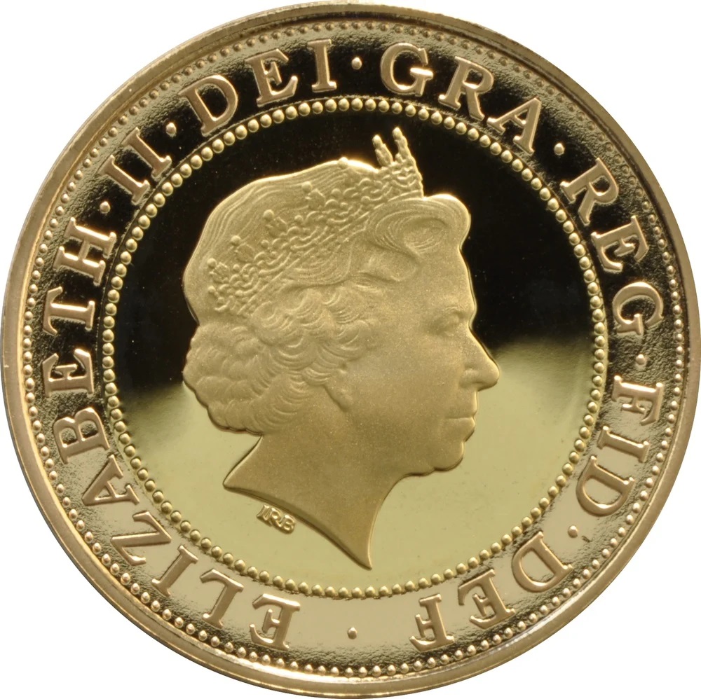 2 Pounds - Elizabeth II Trinity House; Gold Proof obverse