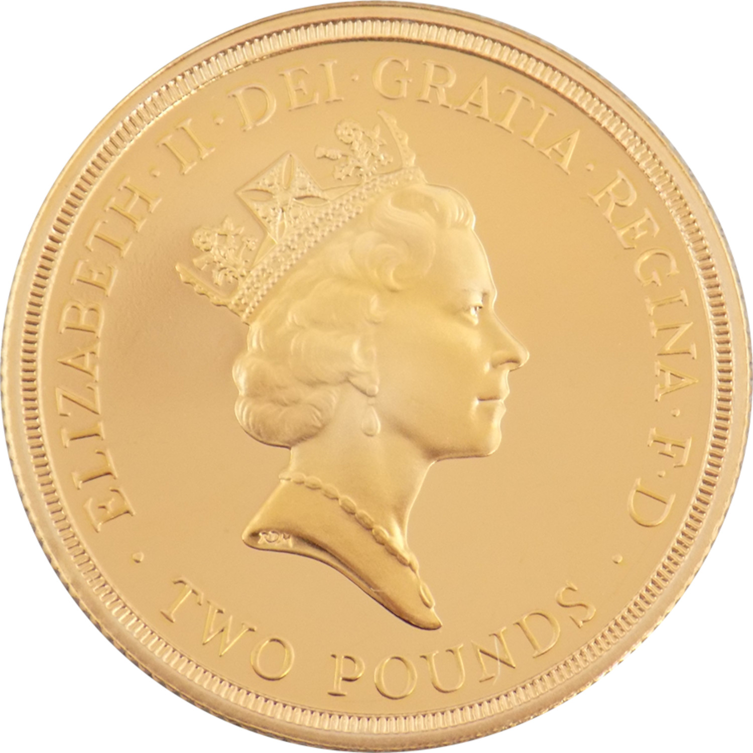 2 Pounds - Elizabeth II United Nations; Gold Proof obverse