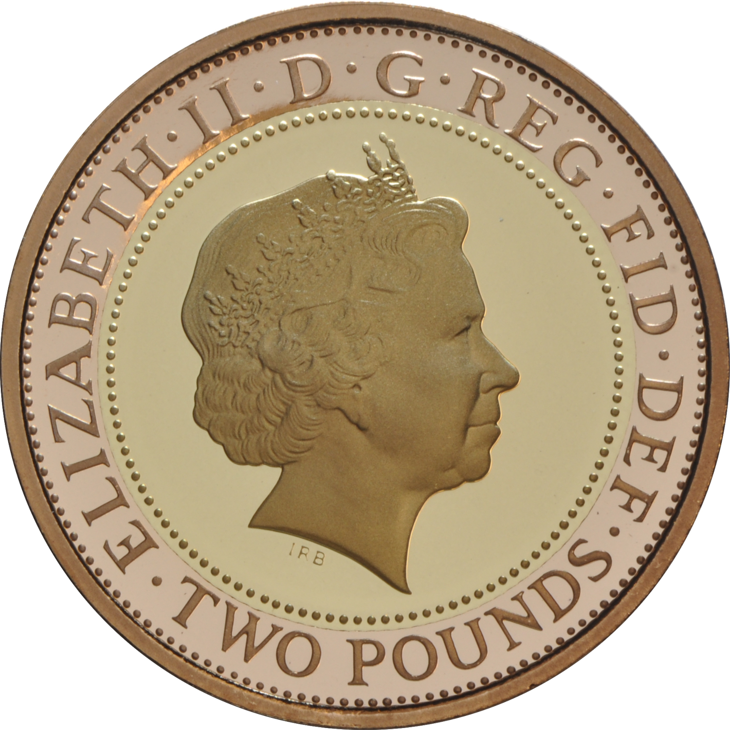 2 Pounds - Elizabeth II World War I; Gold Proof obverse