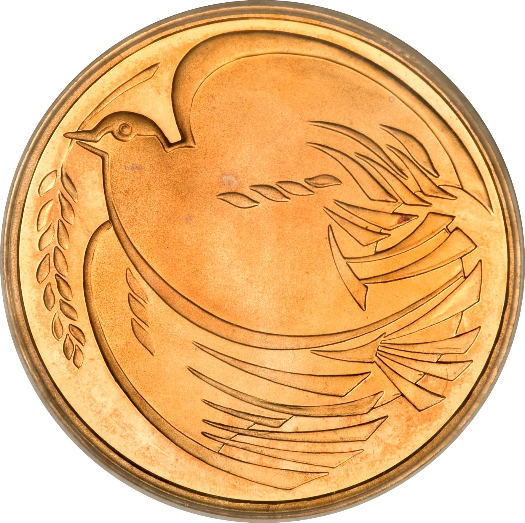 2 Pounds - Elizabeth II World War II; Gold Proof reverse