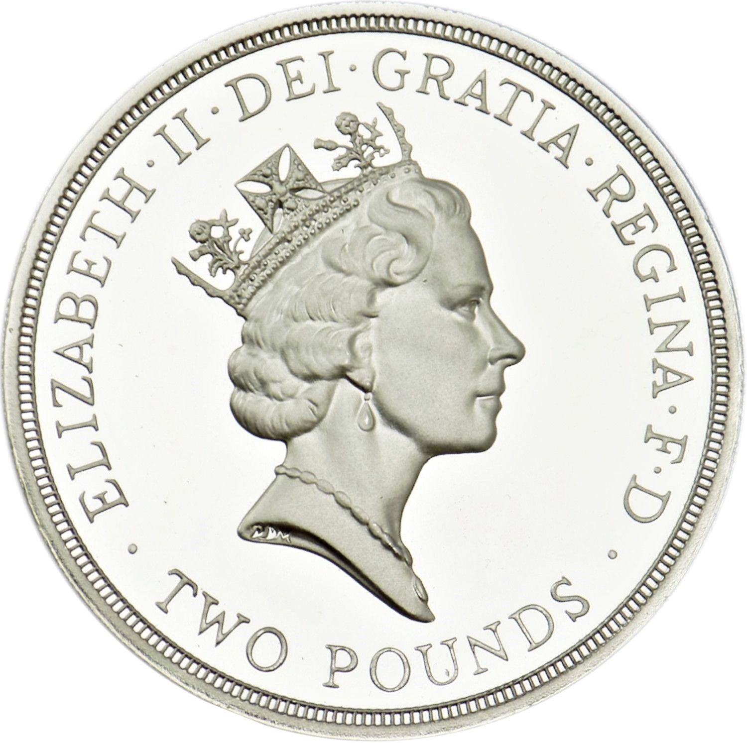 2 Pounds - Elizabeth II XIII Commonwealth Games; Silver obverse